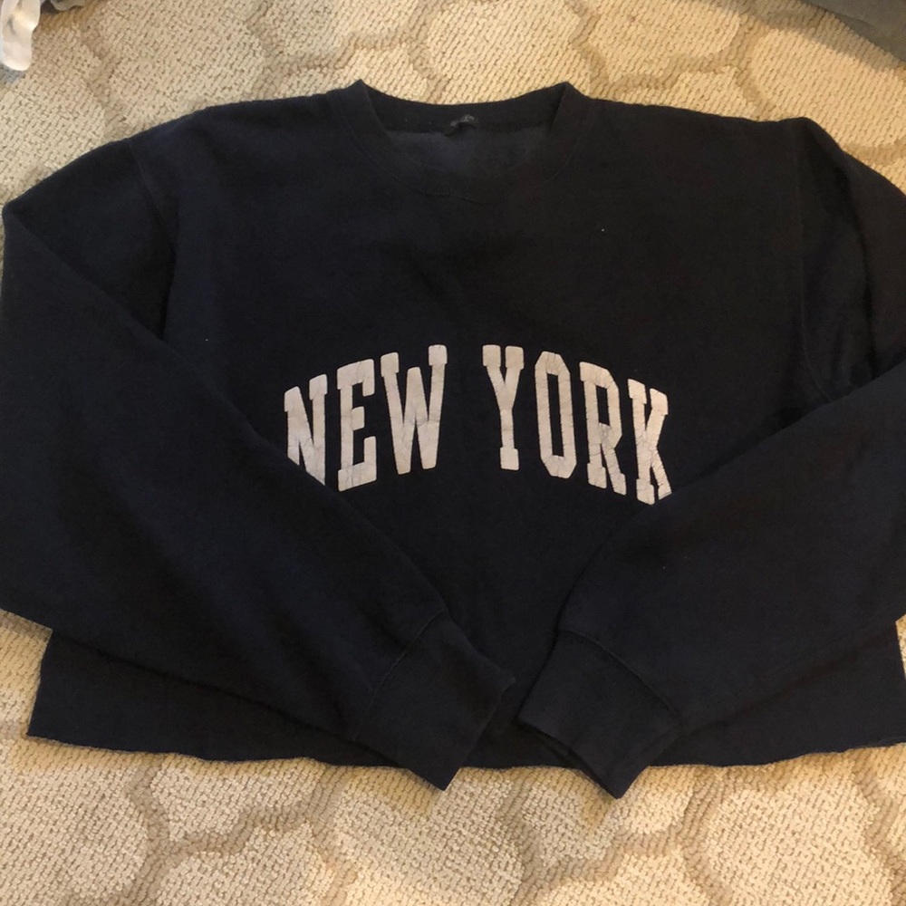 Cropped New York sweater/hoodie